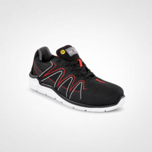 Santos S46 Black-Red S3 ESD Sicherheitsschuh metallfrei